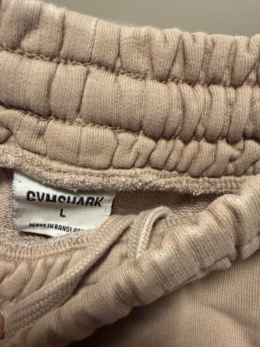 Gymshark Men's Taupe Jogger Sweatpants - Picture 3 of 4